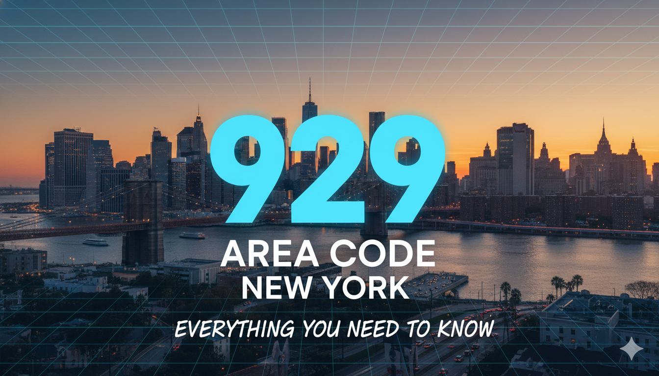 929 area code