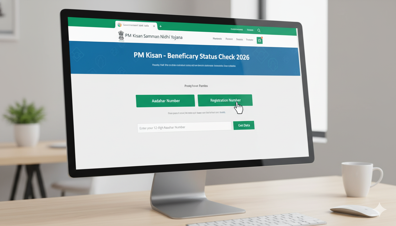 PM Kisan Status Check Aadhar Card