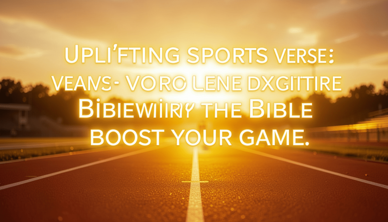 sports verses from the bible